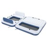 Bestway Île flottante Hydro-Force 2 pcs Blanc et bleu PVC 641882641882