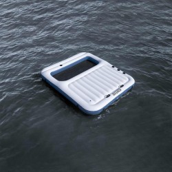 Bestway Île flottante Hydro-Force 2 pcs Blanc et bleu PVC 641882641882