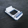 Bestway Île flottante Hydro-Force 2 pcs Blanc et bleu PVC 641882641882