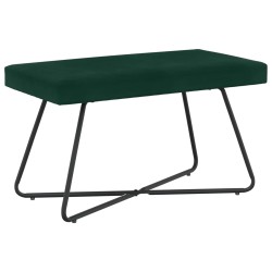 banc Uni Vert foncé 80 x 40 x 45 cm Velours 641888641888