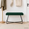 banc Uni Vert foncé 80 x 40 x 45 cm Velours 641888641888