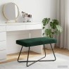 banc Uni Vert foncé 80 x 40 x 45 cm Velours 641888641888