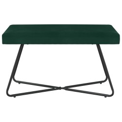 banc Uni Vert foncé 80 x 40 x 45 cm Velours 641888641888
