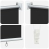 Store roulant extérieur protection UV Anthracite Polyester 641890641890