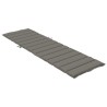Coussin de chaise longue gris foncé mélangé 200x70x4 cm tissu 641894641894
