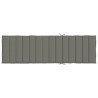 Coussin de chaise longue gris foncé mélangé 200x70x4 cm tissu 641894641894