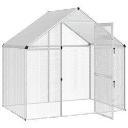 Cage pour oiseaux Argenté 181,5 x 110,5 x 173,5 cm 641896641896