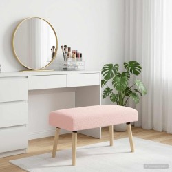 banc Uni Rose 80 x 40 x 46 cm Bouclé 641903641903