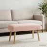 banc Uni Rose 80 x 40 x 46 cm Bouclé 641903641903