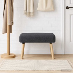 banc Uni Gris foncé 60 x 40 x 45 cm Bouclé 641905641905
