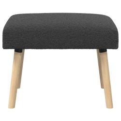 banc Uni Gris foncé 60 x 40 x 45 cm Bouclé 641905641905