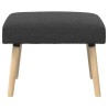 banc Uni Gris foncé 60 x 40 x 45 cm Bouclé 641905641905