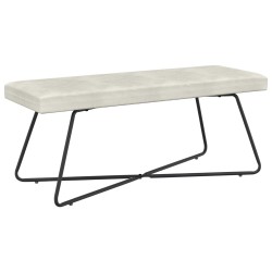 banc Uni Crème 110 x 40 x 45 cm Velours 641908641908