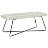 banc Uni Crème 110 x 40 x 45 cm Velours 641908641908