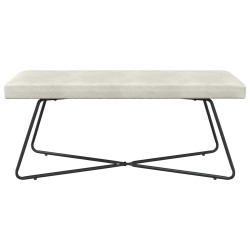 banc Uni Crème 110 x 40 x 45 cm Velours 641908641908