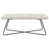 banc Uni Crème 110 x 40 x 45 cm Velours 641908641908
