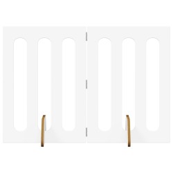 Clôture pliable pour animaux 2 pcs Blanc 100,5 x 38 x 70 cm 641929641929