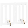 Clôture pliable pour animaux 2 pcs Blanc 100,5 x 38 x 70 cm 641929641929
