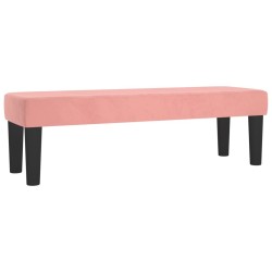 Banc Rose 100x30x30 cm Velours 641951641951