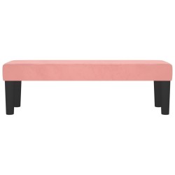 Banc Rose 100x30x30 cm Velours 641951641951