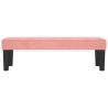 Banc Rose 100x30x30 cm Velours 641951641951