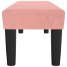 Banc Rose 100x30x30 cm Velours 641951641951