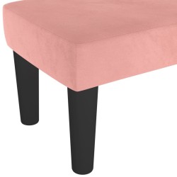 Banc Rose 100x30x30 cm Velours 641951641951