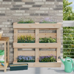 Caisses à fleurs pour palettes Euro 12 pcs Vert 641956641956