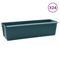 Caisses à fleurs pour palettes Euro 24 pcs Vert 641966641966