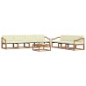 Ensemble de canapés d'extérieur 8 pcs Naturel et Crème 641973641973