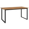 Ensemble de salle à manger pour jardin 5 pcs Gris 641984641984
