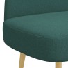 Banc rembourré avec dossier Vert foncé 110 x 60 x 76 cm 641990641990