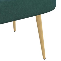 Banc rembourré avec dossier Vert foncé 110 x 60 x 76 cm 641990641990