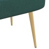 Banc rembourré avec dossier Vert foncé 110 x 60 x 76 cm 641990641990