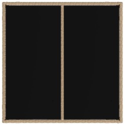 Ensemble de repas extérieur 3 pcs Beige et blanc crème 641993641993