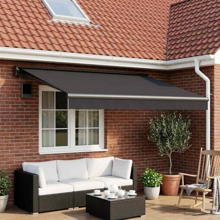 Toile de rechange pour auvent Anthracite 350 x 250 cm Polyester 641995641995