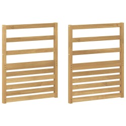 Module d'accoudoirs 2 pcs Blanc 59 x 4 x 73 cm 642002642002