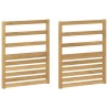 Module d'accoudoirs 2 pcs Blanc 59 x 4 x 73 cm 642002642002