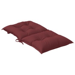 Coussins de chaise dossier bas lot de 6 rouge bordeaux mélangé 642003642003