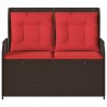 Banc de jardin Marron polyrotin 642013642013