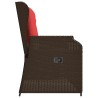 Banc de jardin Marron polyrotin 642013642013