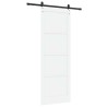Porte coulissante Blanc 83 x 232 cm Bois de pin massif 642019642019