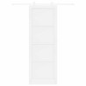 Porte coulissante Blanc 83 x 232 cm Bois de pin massif 642020642020