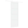 Porte coulissante Blanc 83 x 232 cm Bois de pin massif 642020642020