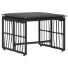 Ensemble de meubles d'extérieur 5 pcs Noir et Gris foncé 642023642023