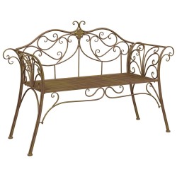 Banc de jardin 2-Nombre de places 130 x 47 x 90 cm Acier 642029642029