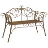 Banc de jardin 2-Nombre de places 130 x 47 x 90 cm Acier 642029642029