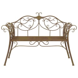 Banc de jardin 2-Nombre de places 130 x 47 x 90 cm Acier 642029642029