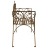 Banc de jardin 2-Nombre de places 130 x 47 x 90 cm Acier 642029642029
