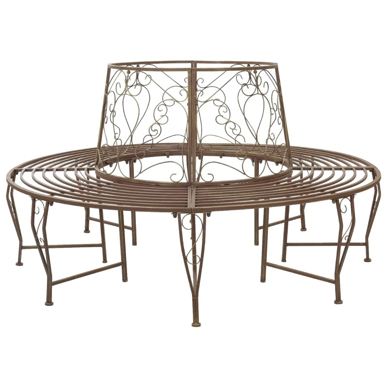 Banc d'Arbre 8-Nombre de places Ø 160 x 89 cm Acier 642052642052